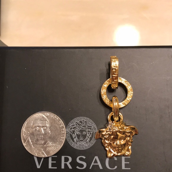 Versace Medusa Head Drop Earrings NWT - Picture 5 of 8